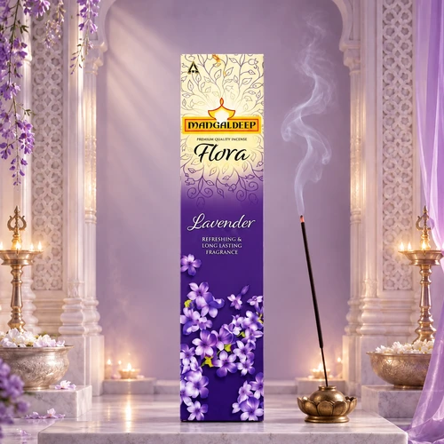 Mangaldeep Flora Lavender Incense Sticks